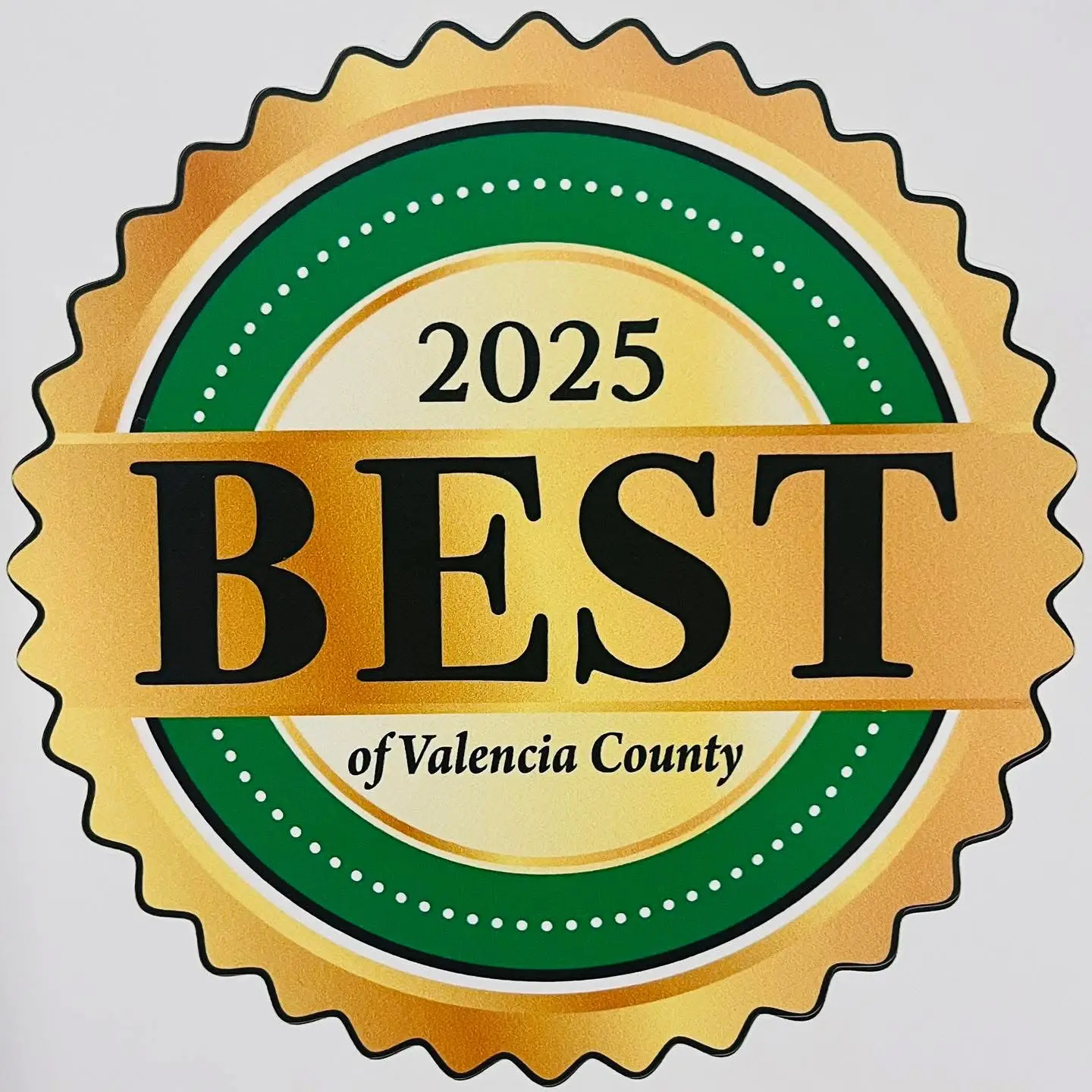 2025 Best of Valencia County badge