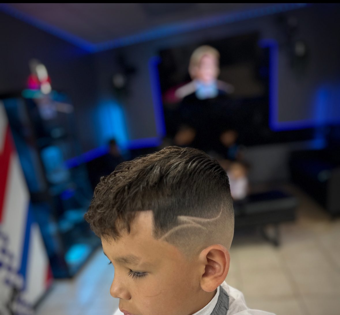 Kids cut with custom design